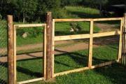 Come realizzare un cancello di legno con le tue mani