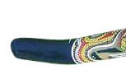 Lo strumento musicale indigeno australiano on didgeridoo.
