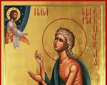Icona egiziana di Maria, significato e foto