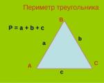 Como calcular o perímetro e l'area di un triangolo?